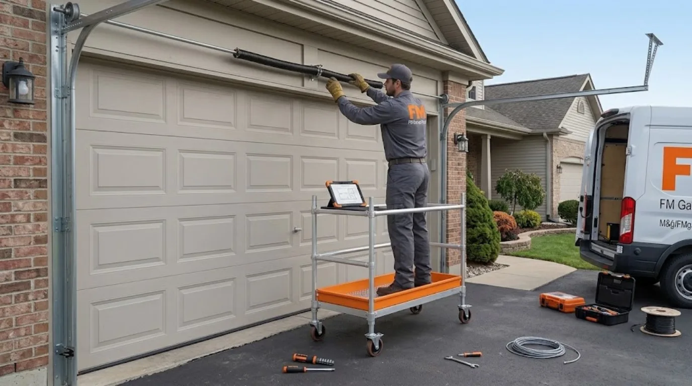 Commercial garage door repair