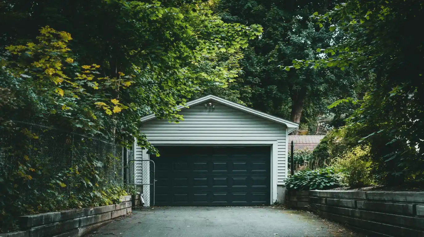 Garage door repair work sample
